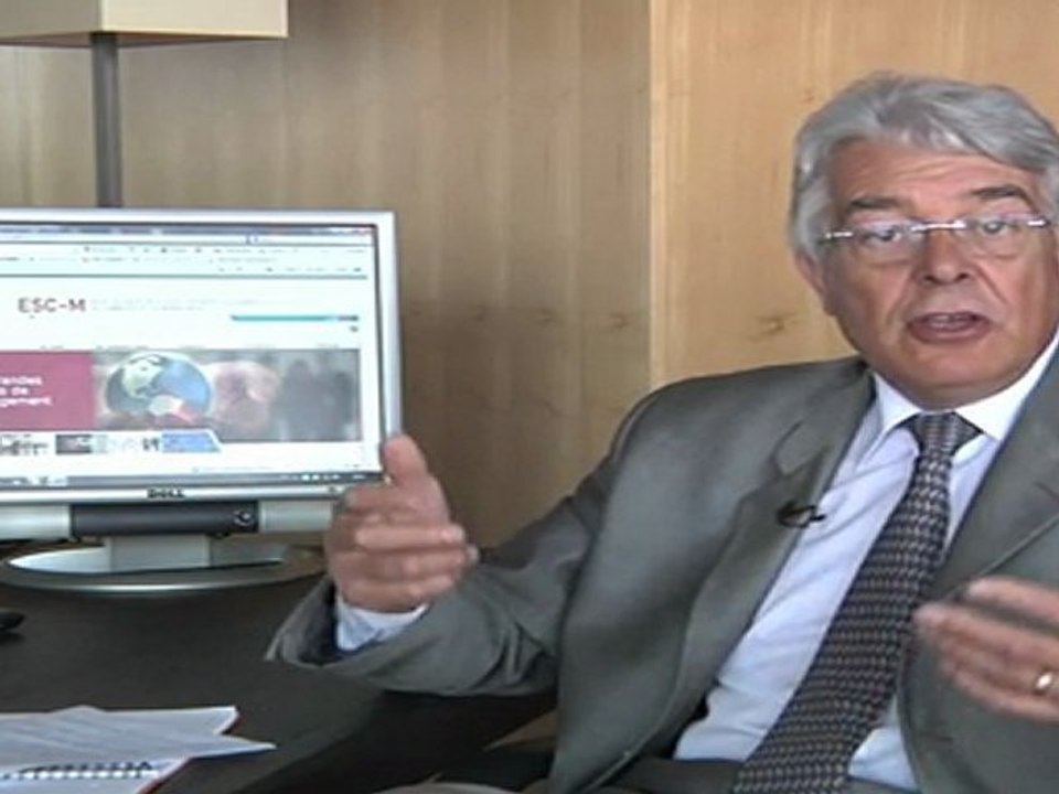 Ecoles Supérieures de Commerce  Présentation du nouveau site web par André Marcon  version Française