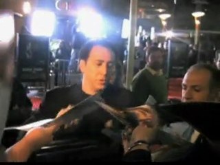 Nic Cage back to work after arrest