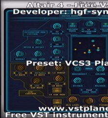 Altair 4 "SciFi Sounds Lab" - Free VST synth