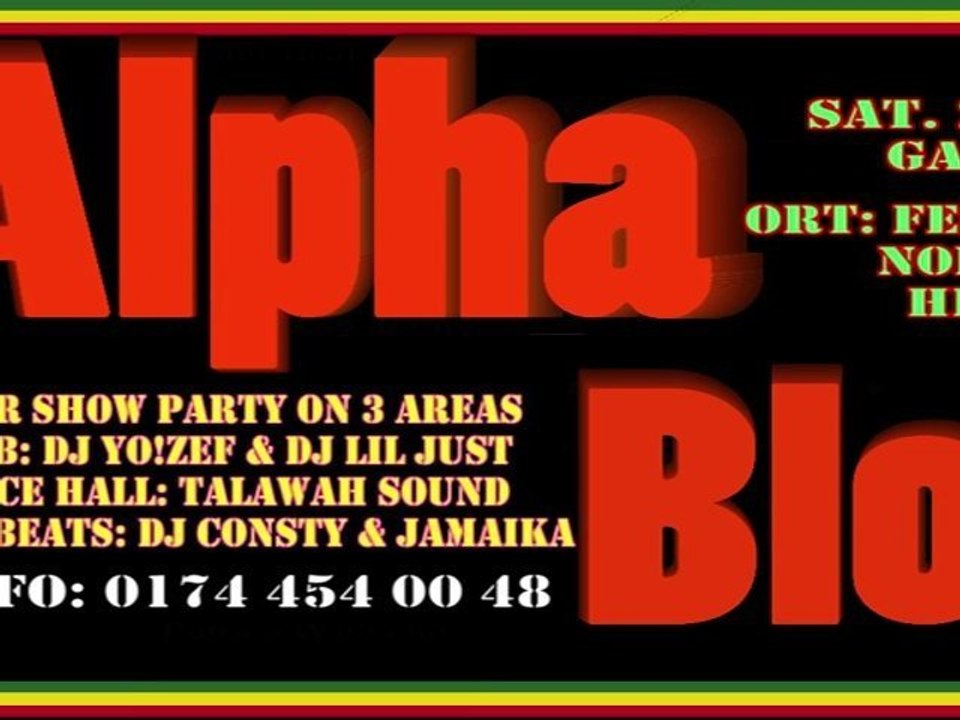 Alpha blondy Warm up