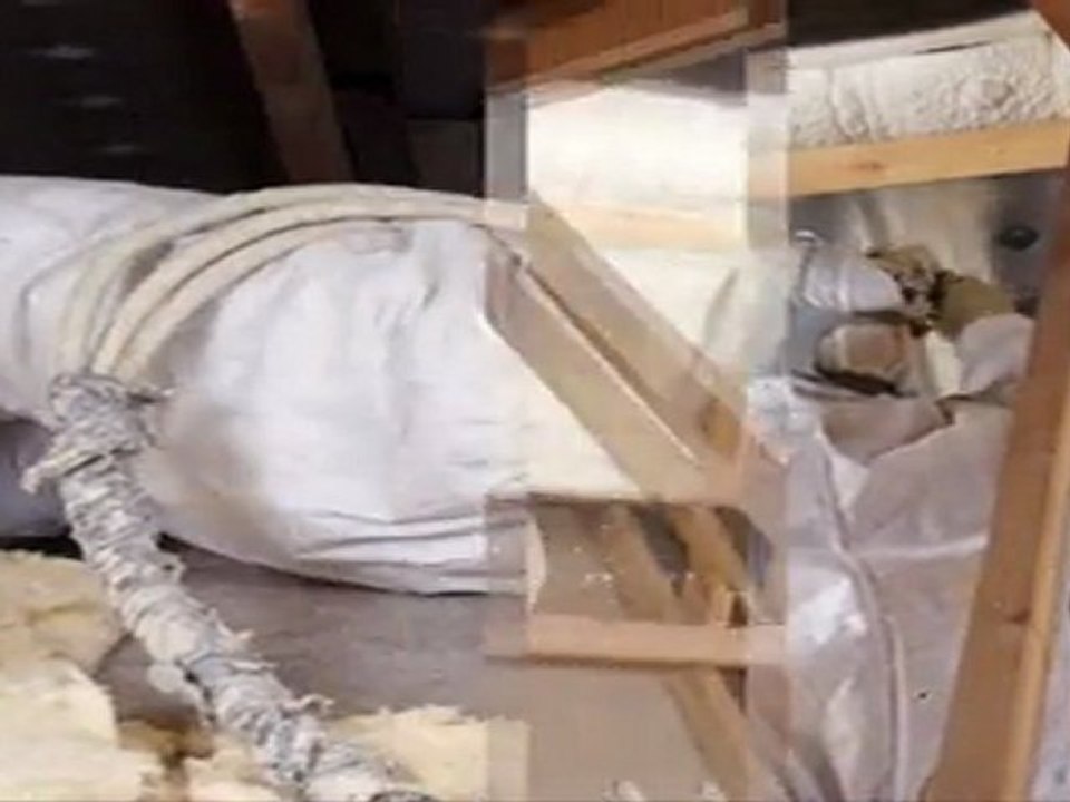 FUSION INSULATION INSTALLATION OF BIOFOAM 800 OPEN CELL SPRAYFOAM INSULATION USING A SPACER SYSTEM  2