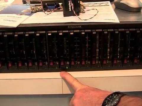 Adaptec MaxIQ SSD Caching demo at IDF Beijing 2011