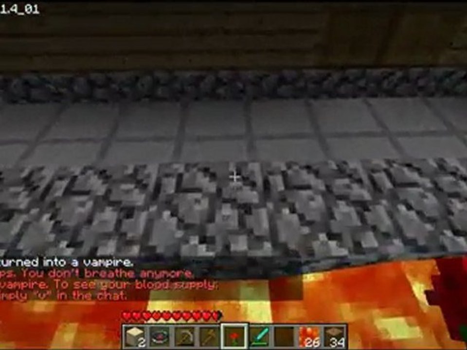 Tuto MINECAFT : Les vampires du serveur HouseCraft