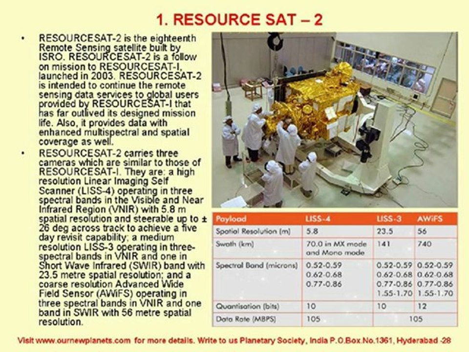 PSLV C16 Launch April 20th 2011 - 10.12 a.m ISRO