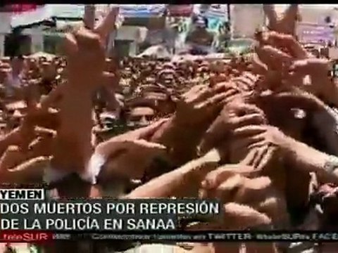 Siguen protestas antigubernamentales en Yemen, 2 muertos