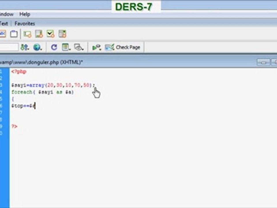 ders-7 php anlatımı