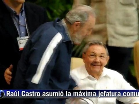 Fidel Castro en el VI Congreso Comunista