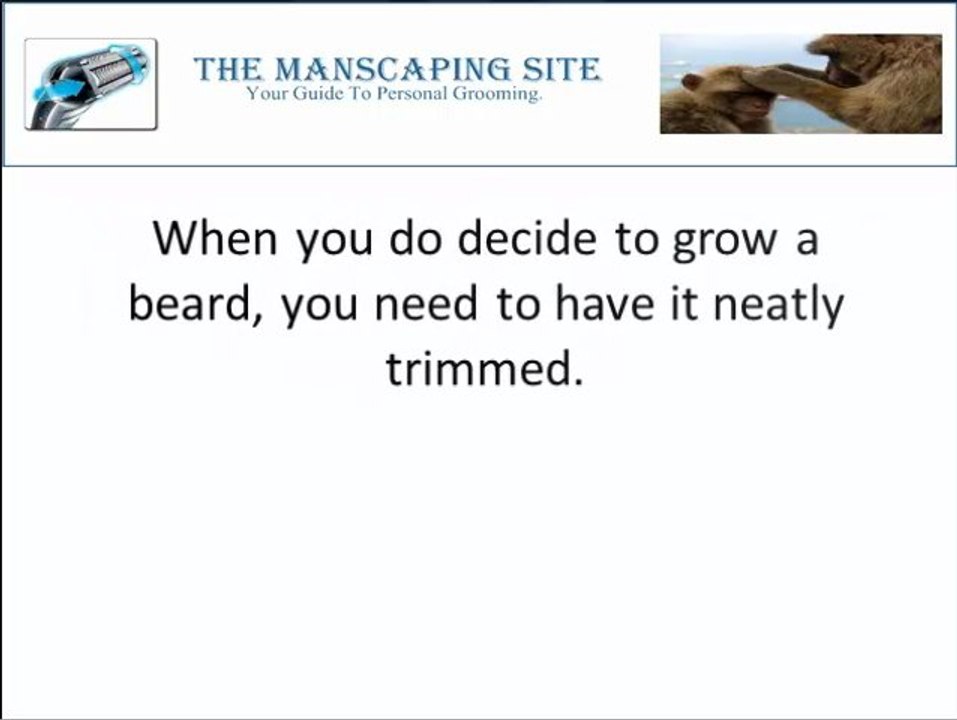 Specific Grooming Manual For Men