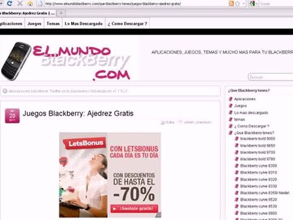Las mejores aplicaciones para blackberry