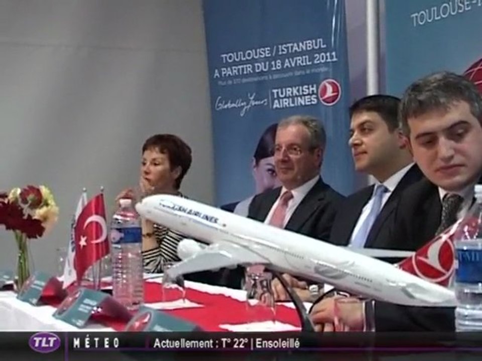 Vol inaugural pour le Istanbul-Toulouse de Turkish Airlines