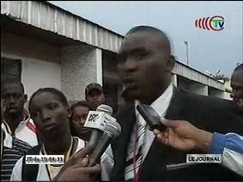 Retour à Brazzaville des Diables rouges Taekwondo