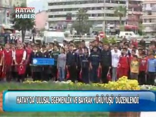 bayrak yürüyüşü