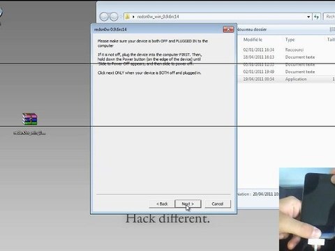 [FR] Jailbreak iPhone 3GS/4, iPod Touch 3G/4G et iPad 1 au Firmware 4.3.2 avec Redsn0w 0.9.6rc14