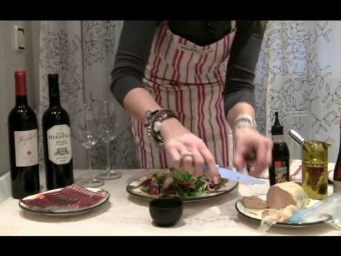 Video Express 1. Ensalada de Foie y Jamón Iberico