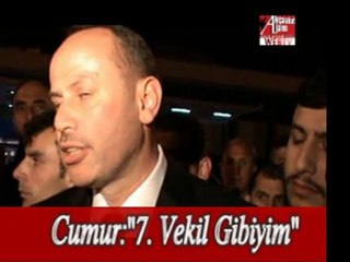 Mustafa Cumur Havalimanında Vekil Adayı Gibi Karşılandı.