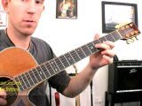 Bluesy Acoustic Finishing Lick With Harmonics - Guitar ...