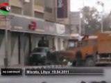 Violents combats dans les rues de Misrata - no comment
