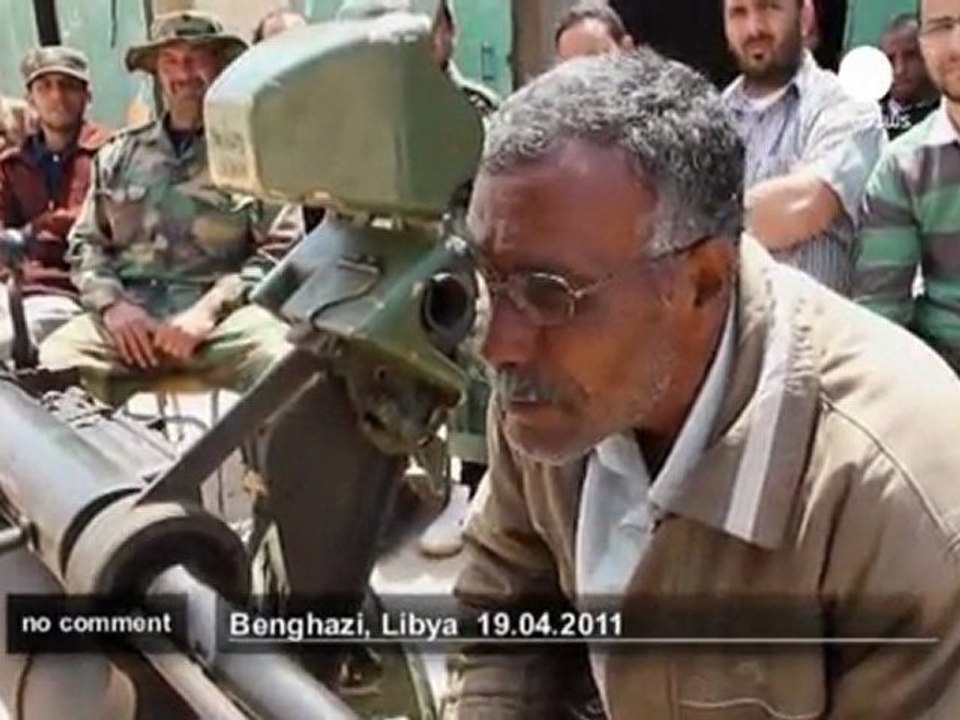 Libyan rebels struggle with a lack of weapons - no comment