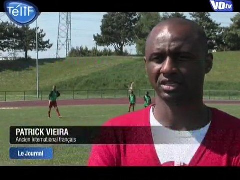 Patrick Vieira, entraîneur d'un jour (Villiers-le-Bel)