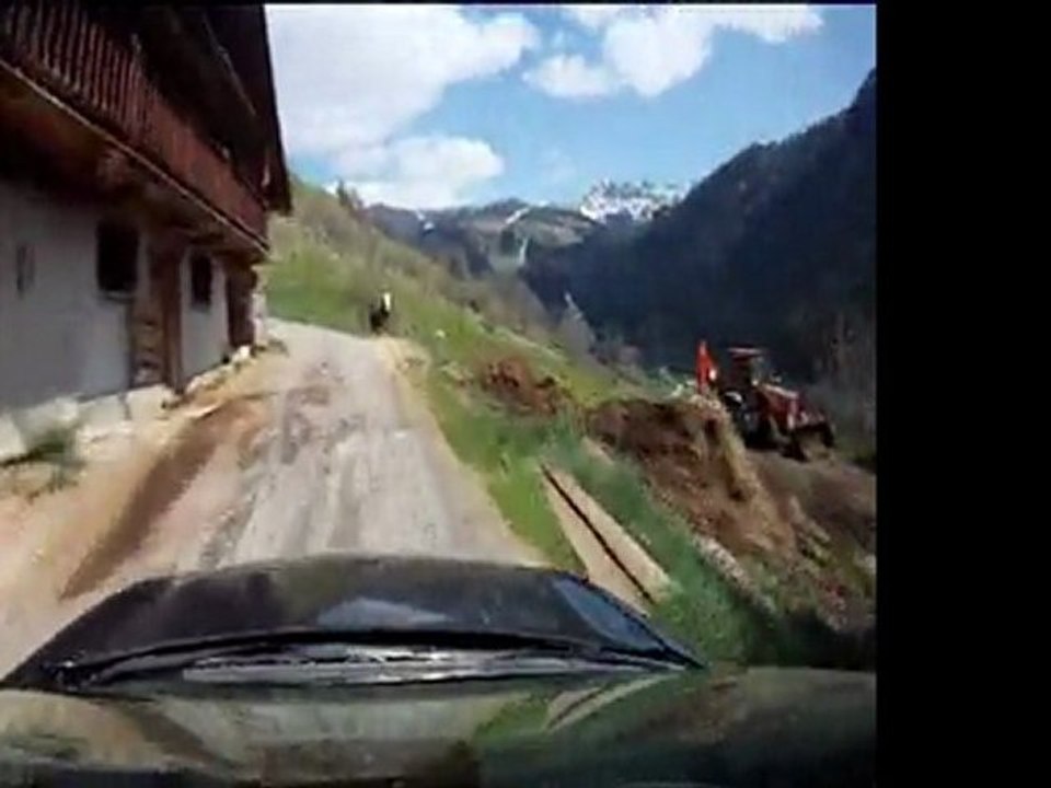 Reconnaissance Rallye Beaufortain Savoie Charpente Bois 2011 ES1 Hauteluce