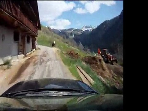 Reconnaissance Rallye Beaufortain Savoie Charpente Bois 2011 ES1 Hauteluce