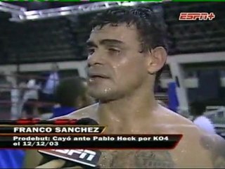 EMILIANO GOMEZ VS FRANCO SANCHEZ - NOCHES DE PUGILATO 2011