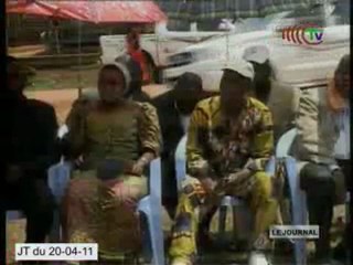 Prise de fonctions du maire de Mpokola