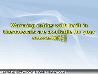 Heating the soil in your Greenhouse