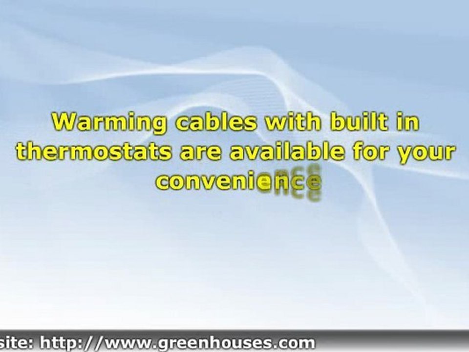 Heating the soil in your Greenhouse