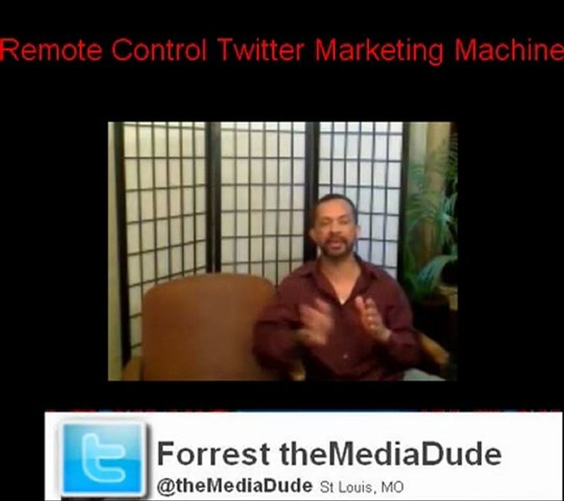 Remote Control Twitter Marketing Machine