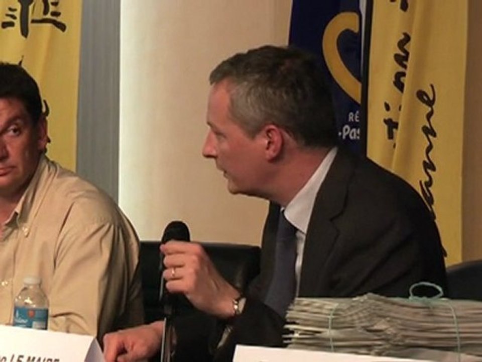 Débat avec Bruno Lemaire, ministre de l'agriculture, au congrès de la Confédération paysanne