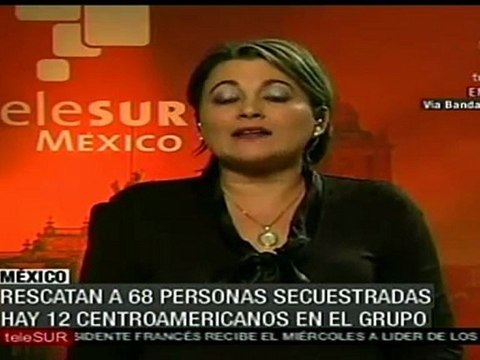 Rescatan a 68 secuestrados en México