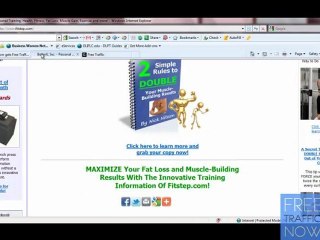 FitStep.com shares their traffic tip with Free Traffic Now.com