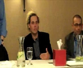 York Shackleton speaks at the 2011 Beverly Hills Film Festival