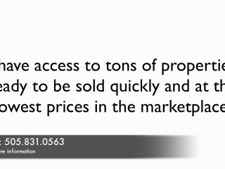 Cash Flow Properties in Albuquerque New Mexico