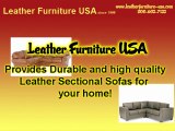 Durable Leather Sectional Sofas