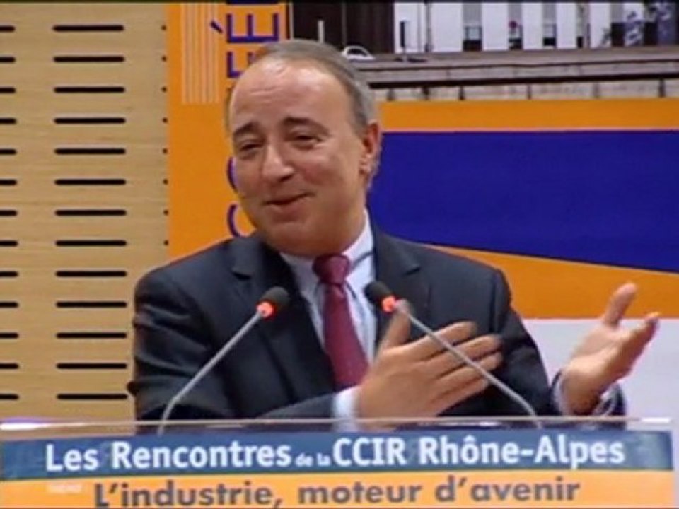 Thierry de LA TOUR d'ARTAISE - Question 3 - Rencontres de la CCIR Rhône-Alpes