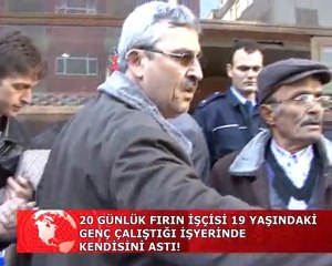 19 Yaşındaki İşçi Çalıştığı İş Yerinde Kendini Astı... İZLE