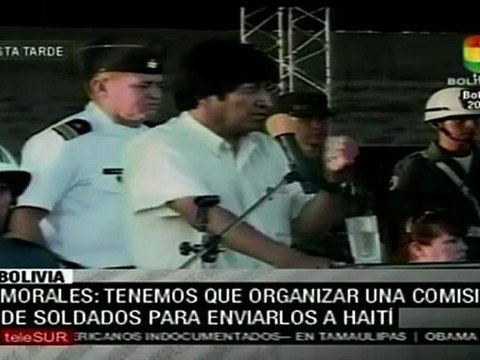 Contingente de militares bolivianos ayudarán en Haití