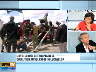 Bernard-Henri Lévy interviewé hier soir par Ruth Elkrief sur BFM
