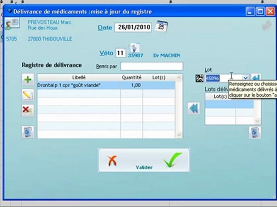 Medical : Délivrance seule