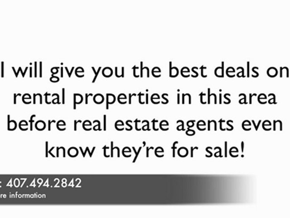 Investment Rental Properties in Altamonte Springs Florida