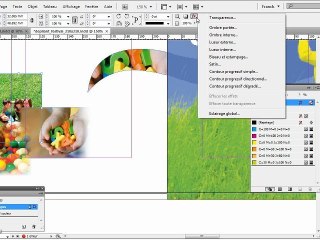 InDesign CS4 : Effets de fondu