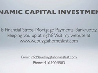 Facing Bankruptcy in Toronto Ontario