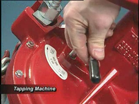 Pipe Direct Tapping Machine for Water Lines Demo - Reed Manufacturing