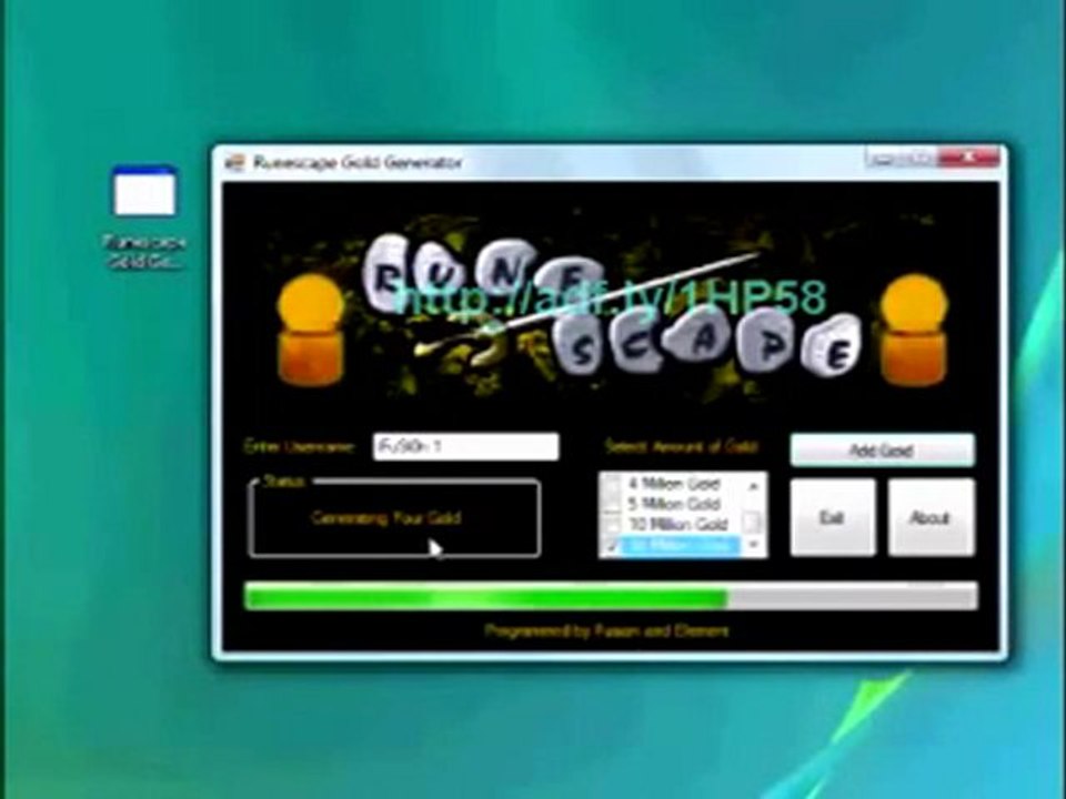 Runescape Gold Generator WORKING WITH DOWNLOAD + PROOF