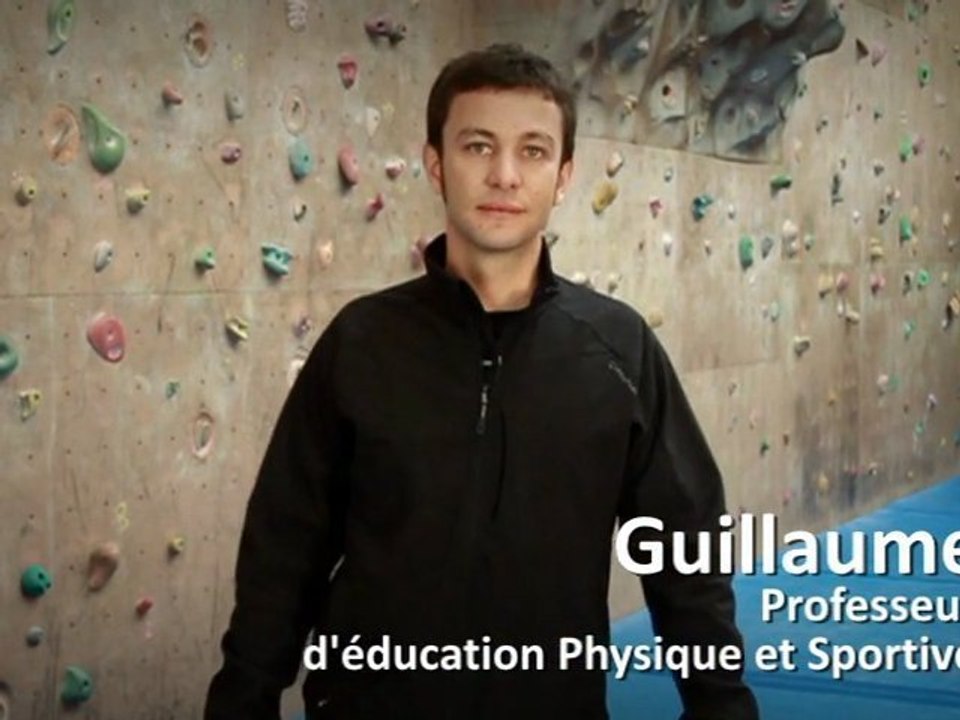 Guillaume, prof d'EPS