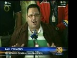 Sindicatos bolivarianos denunciaron un paro silencioso dentr