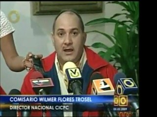 El Comisario Trossel, director del CICPC no descarta que el