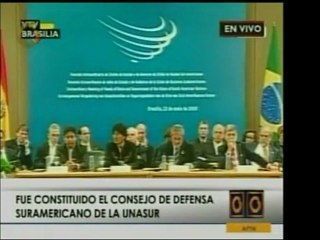 Hoy se instaló el Consejo Suramericano de la Defensa, adscri